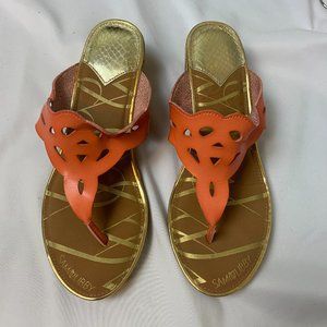 5/$25 Sam and Libby Slide in Thong Sandals Sz 10